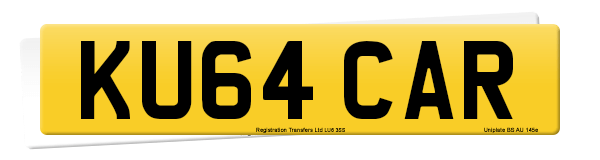 Registration number KU64 CAR